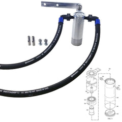 Plug N Play™ SC Oil Catch Can Separator (fits 05-10 Jeep SRT8 6.4)