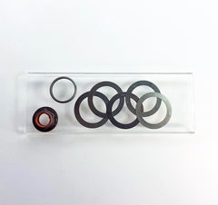 8.8 Pinion Nut / Crush Sleeve / Shim Kit (fits 86-14 Mustang) UPR