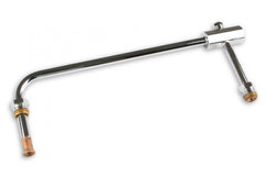 Fuel Line Chrome for Model 4150 Carburetor 5/8-18 Inverted Flare Inlet 9.460 Center to Center Holley