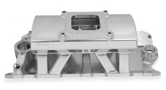Sheet Metal Fabricated Intake Manifold Small Block Chevy Sheet Metal Fabricated Intake Manifold Sbc Single Plane Carbureted Silver With Logo Sniper EFI