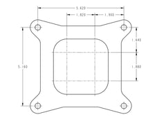 Aluminum Marine Avenger Carburetor 770 CFM 4150 Vacuum Secondaries Hard Core Gray Gasoline Holley