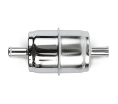 Chrome Fuel Filter Street/strip Carbureted Applications Post Filter Universal Fit for 3/8 Fuel Line Holley