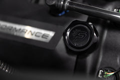 Fathouse Performance Billet Oil Cap - Black installed
