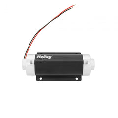 100 GPH HP In-Line Fuel Pump CARB or EFI Applications Supports Up to 900 EFI or 1050 CARB HP Compatible with Pump Gas, Race Gas, Diesel or E85 Holley