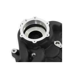 Timing Cover Ford 7.3L Godzilla Black Fits Ford 7.3L Godzilla High-Mount Accessory Drive System OE Pan Only Holley