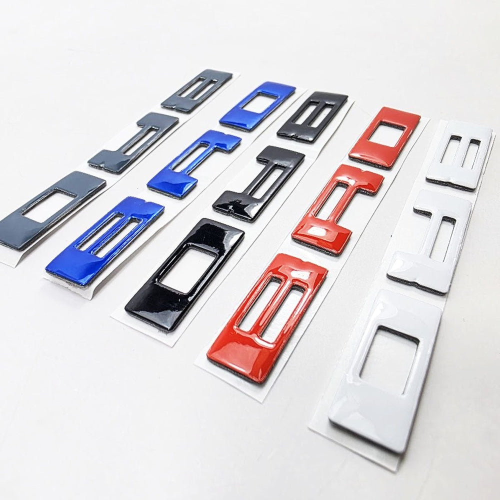 Raised Dash Letter Inserts (fits 21-26 Ford Bronco) AMP