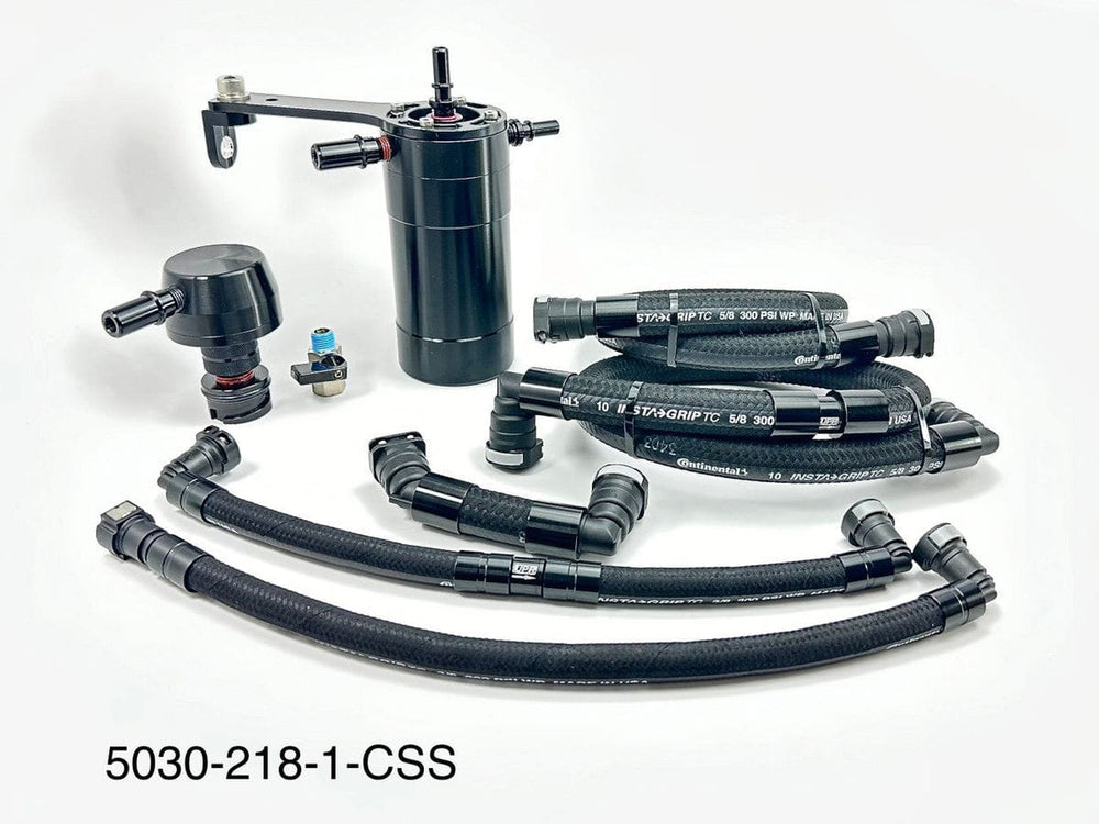 Plug N Play™ Pro Series Dual Valve Oil Catch Can with CSS (fits 14-18 GM Chevrolet GMC Trucks 6.2L) UPR