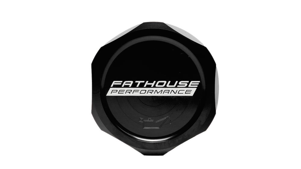 Fathouse Performance Billet Oil Cap - Black