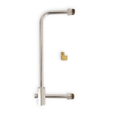 Fuel Line Chrome for Model 4160 Carburetor 5/8-18 Inverted Flare Inlet 8-21/32 Center to Center Holley