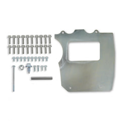 Godzilla High-Mount Accessory Drive with Swap Oil Pan and Pump Complete Kit Fits Ford 7.3L Godzilla Includes Timing Cover/coolant Manifold, SD7 A/C Compressor, Alternator, P/S Pump, Tensioner, Water Pump, Belt & Pulleys, Oil Pump, and Oil Pan Holley