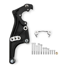 Low-Mount LS Accessory Drive Bracket Driver's Side P/S & Alt Bracket Black for Applications Without A/C or Using Factory A/C Bracket Holley