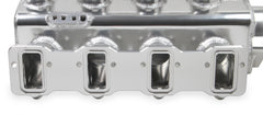 Sheet Metal Fabricated Intake Manifold GM Ls3/L92 Hi-Ram Sheet Metal Fabricated Sheet Metal Intake Manifold Ls3/L92 102Mm Throttle Body Opening + Fuel Rail Kit Silver With Logo Sniper EFI