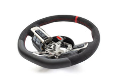 Steeda Q850 Mustang Loaded Alcantara Steering Wheel Red