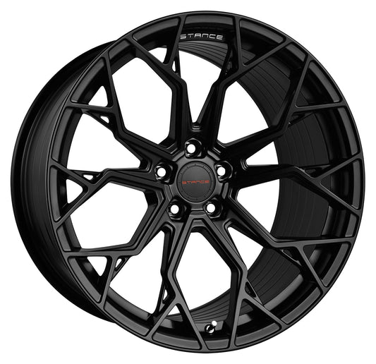 Stance SF10 flow-formed wheel in Matte Black