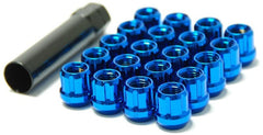 Wheel Mate Muteki Open End Lug Nuts - Blue 12x1.50 - 31886U Photo - Primary