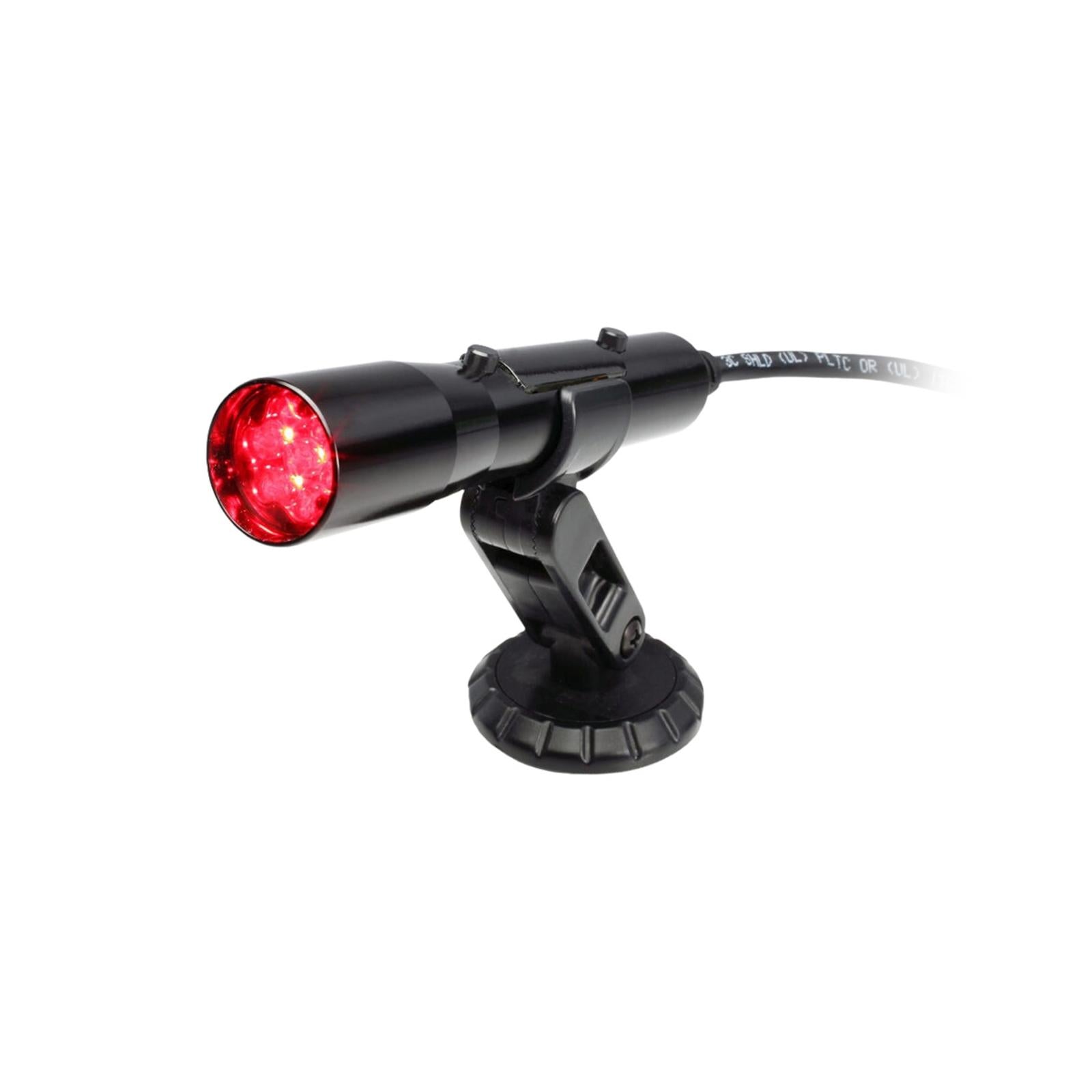 Standalone Shift Light Black Tube, Red LED Direct Wire Connection Sniper EFI