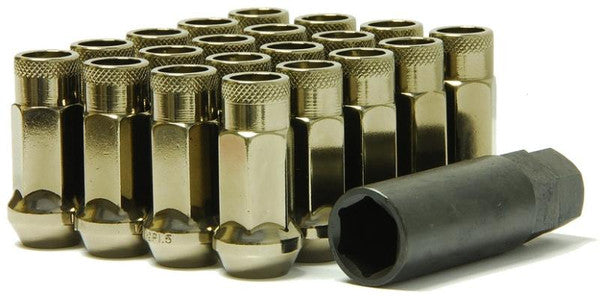 Wheel Mate Muteki SR48 Open End Lug Nuts - Titanium 12x1.50 48mm - 32906T Photo - Primary