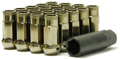 Wheel Mate Muteki SR48 Open End Lug Nuts - Titanium 12x1.50 48mm - 32906T Photo - Primary