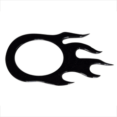Billet Flame Antenna Surround (fits 05-09 Ford Mustang) UPR