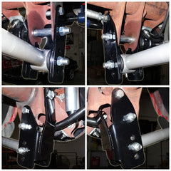 Pro-Series™ Lower Control Arm Relocation Bracket Kit (fits 05-14 Mustang) UPR