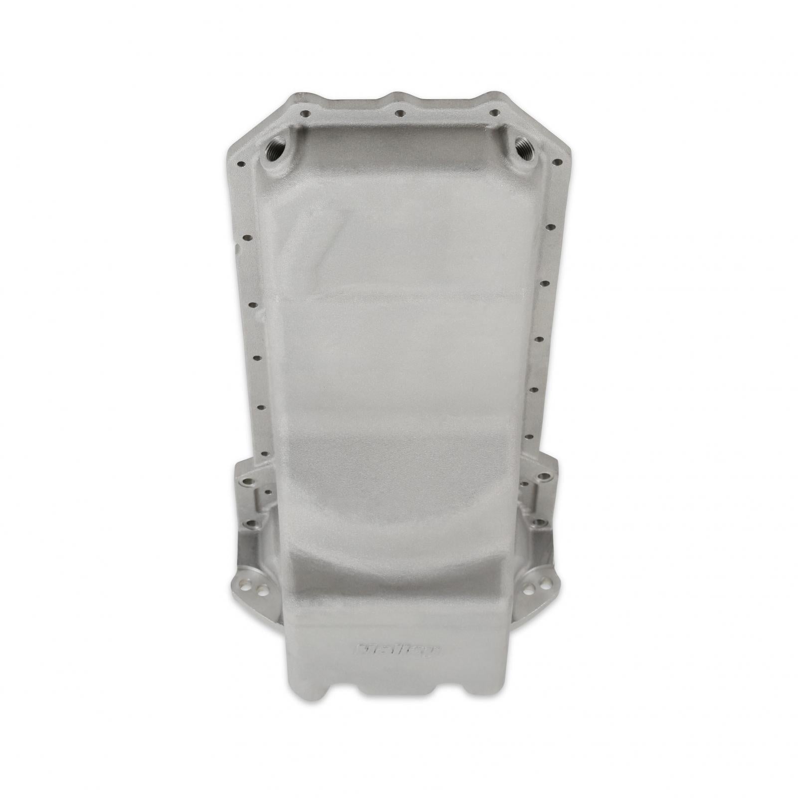Gen III Hemi Swap Oil Pan Rear-Sump Natural Non-VVT Fits Non-VVT Gen III Hemi Engines 2003-2008 5.7L, 2005-2010 6.1L, 2007-2010 392 Hemi Crate Engines Rear-Sump Design Fits Most Trucks Natural As-Cast Finish Holley
