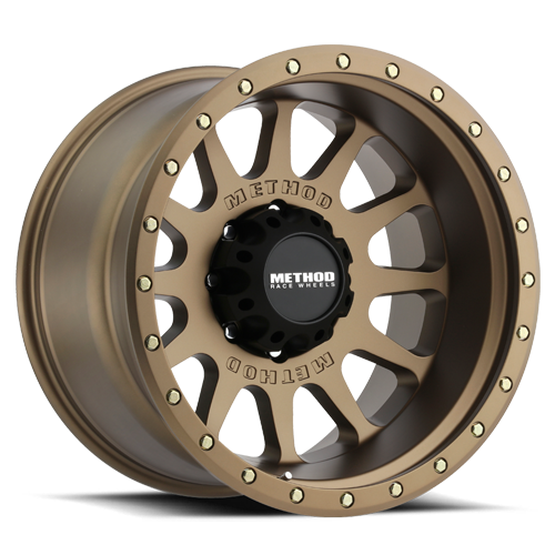 Aluminum Wheels 20x12 NV MR605 Bolt Pattern 8 On 165.1 Offset -52 Lip Size 4.92 Method Bronze BRZ Method
