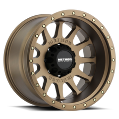 Aluminum Wheels 20x12 NV MR605 Bolt Pattern 8 On 165.1 Offset -52 Lip Size 4.92 Method Bronze BRZ Method