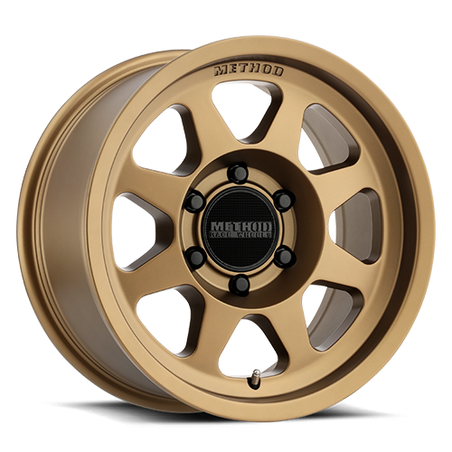 Aluminum Wheels 18x9 Bead Grip MR701 Bolt Pattern 6 On 139.7 Offset 18 Lip Size 1.81 Method Bronze BRZ Method