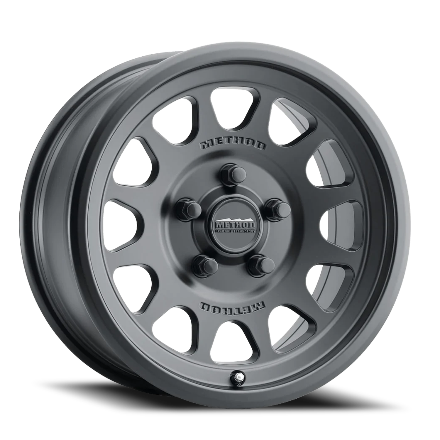 Aluminum Wheels 15x7 MR414 Bead Grip UTV Bolt Pattern 5 On 114.3 Offset 38 Lip Size 0.79 Matte Black MB Method