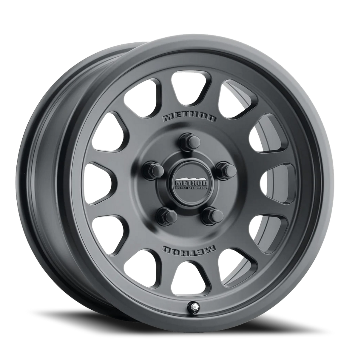 Aluminum Wheels 15x7 MR414 Bead Grip UTV Bolt Pattern 5 On 114.3 Offset 38 Lip Size 0.79 Matte Black MB Method