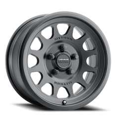 Aluminum Wheels 15x10 MR414 Bead Grip UTV Bolt Pattern 5 On 114.3 Offset 25 Lip Size 2.72 Matte Black MB Method