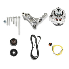 Ford 7.3L Godzilla Alternator and Bracket Kit Fits 2020 & Up Ford 7.3-liter Godzilla Engine with 105-amp Alternator Holley