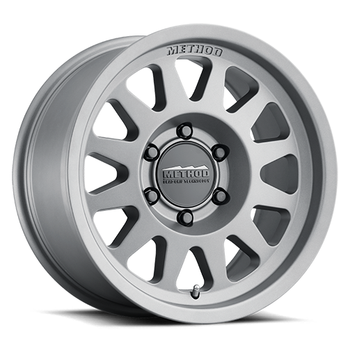 Aluminum Wheels 17x8.5 Bead Grip MR704 Bolt Pattern 8 On 170 Offset 0 Lip Size 1.81 Titanium SL Method