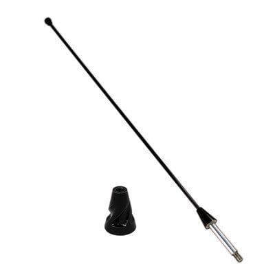 Billet Swirl Shorty Antenna 12" (fits 10-14 Ford Mustang) UPR