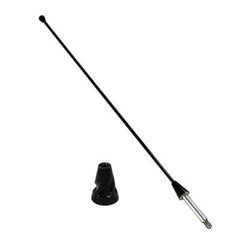 Billet Swirl Shorty Antenna 12" (fits 10-14 Ford Mustang) UPR