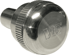 Billet Headlight Knob Flat Style Engraved UPR (fits 94-04 Ford Mustang)
