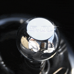 Billet Shift Knob Small Flat Top UPR (fits 79-14 Ford Mustang)