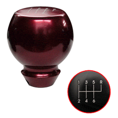Billet Shift Knob Large Flat Top Flare 5 Speed 4.6 (fits 79-14 Mustang) UPR