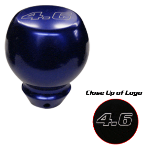 Billet Shift Knob Large Flat Top Flare 5 Speed 4.6 (fits 79-14 Mustang) UPR