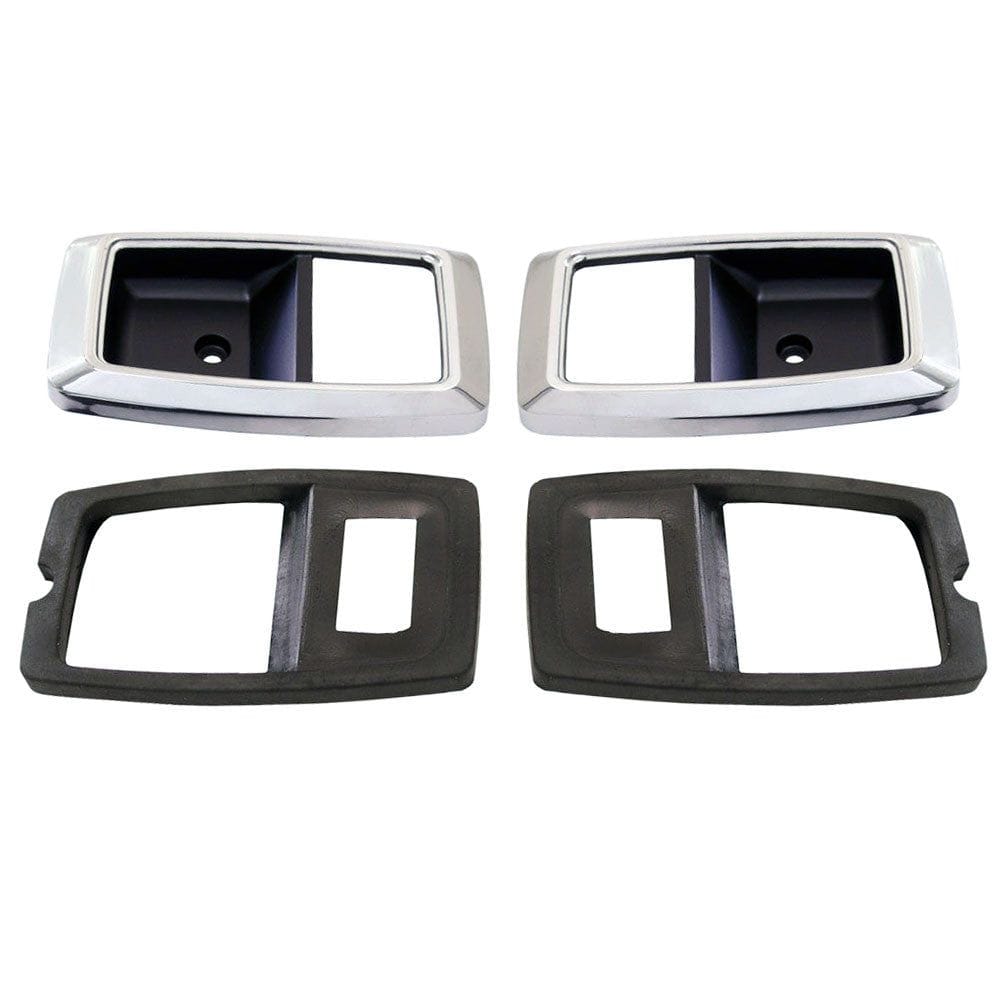 Deluxe Door Handle Bezels - Chrome (fits 79-93 Mustang) UPR