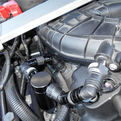Plug N Play™ Short SC Oil Catch Can (fits 11-17 Mustang V6) UPR