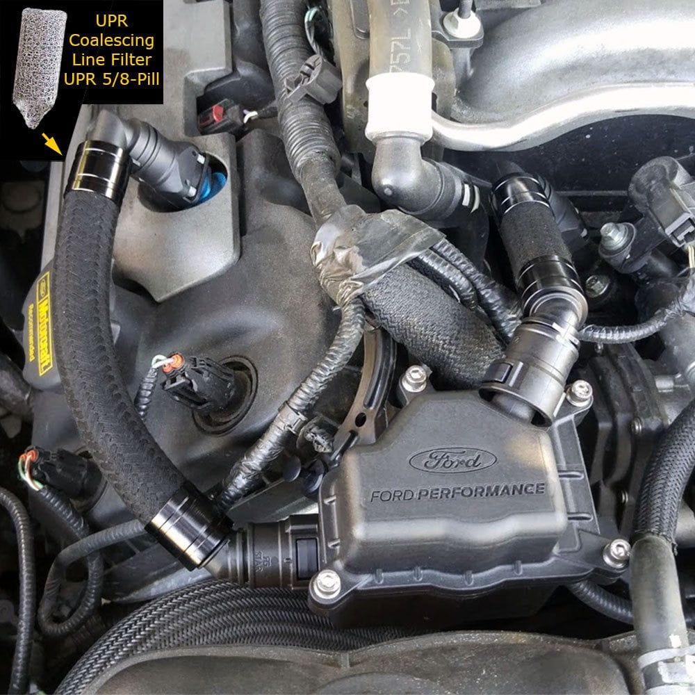 Plug N Play™ Braided Hose Package for Ford Racing Oil Separator(fits 11-17 Mustang GT) UPR