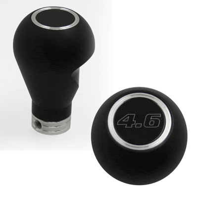 Composite Shift Knob 4.6 5 & 6 Speed Logo (fits 79-14 Ford Mustang)