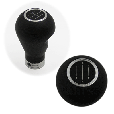 Composite Shift Knob 4.6 5 & 6 Speed Logo (fits 79-14 Ford Mustang)