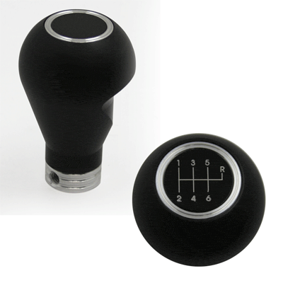 Composite Shift Knob 4.6 5 & 6 Speed Logo (fits 79-14 Ford Mustang)