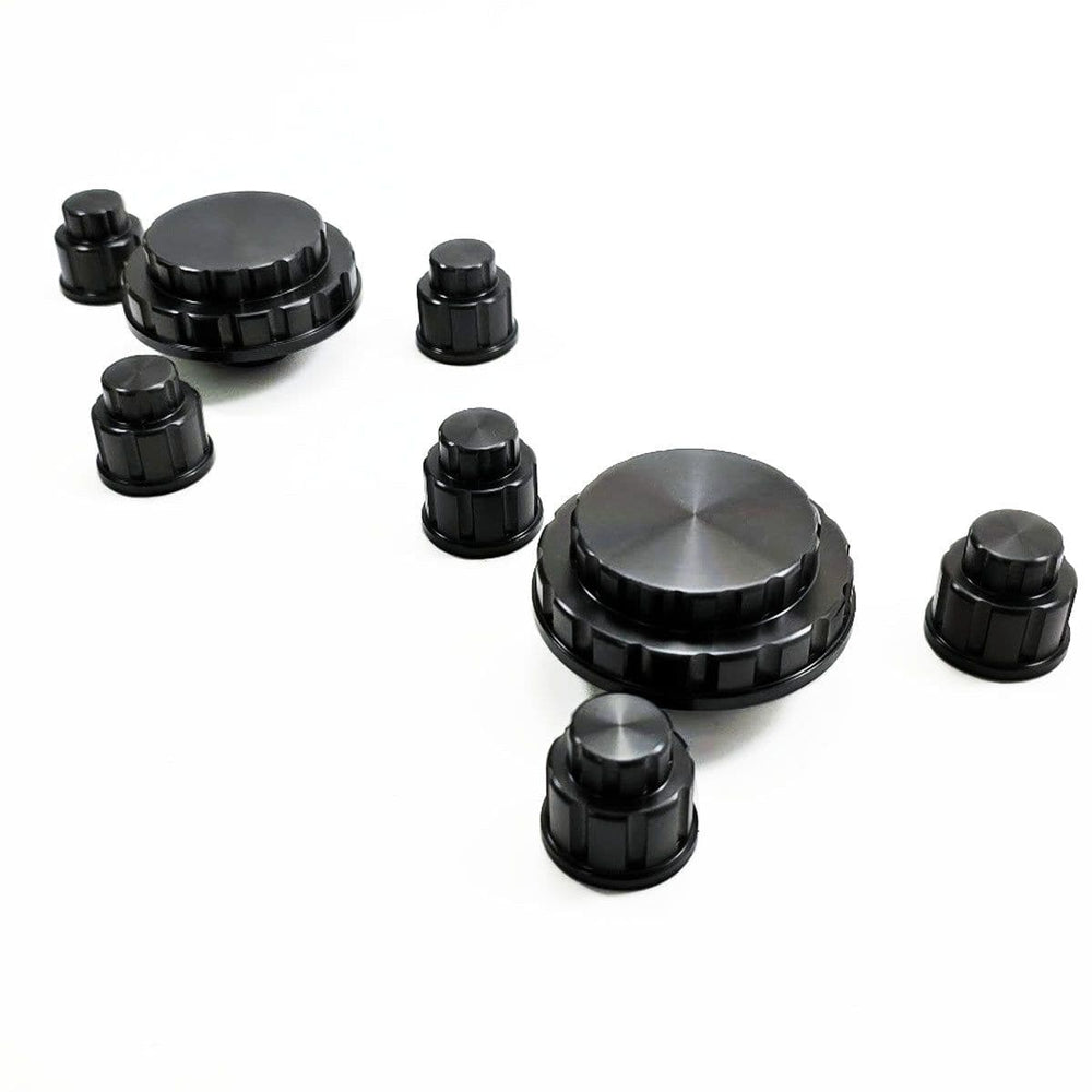 Billet Strut Tower Cap Covers (fits 15-24 Ford Mustang) UPR