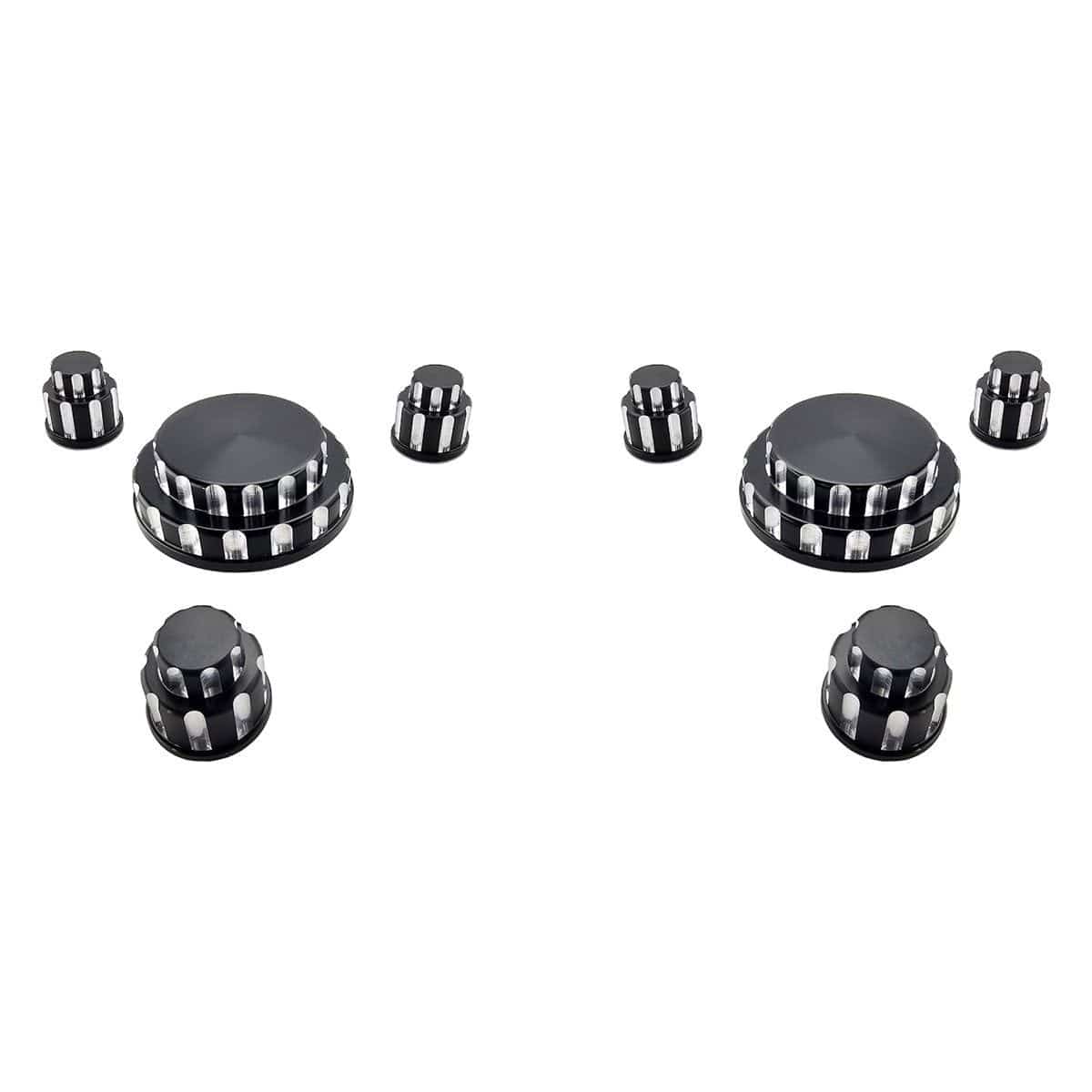 Billet Strut Tower Cap Covers (fits 15-24 Ford Mustang) UPR