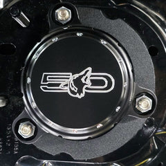 Howling Coyote Billet Strut Cap Covers Engraved Black Machined (fits 15-26 Mustang GT 5.0) UPR