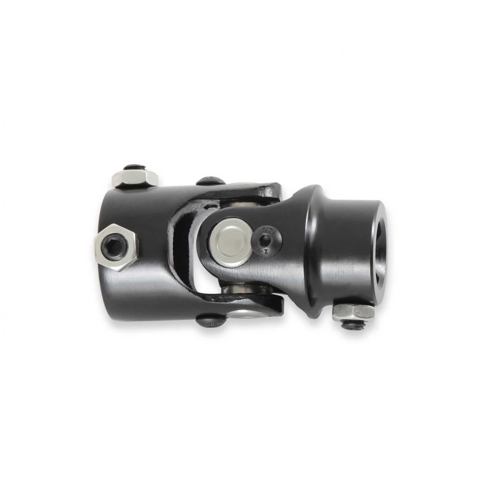 U-Joint Steel Black Zinc 1-48 Spline to 3/4-DD Holley