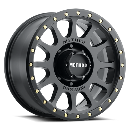Aluminum Wheels 17x8.5 NV HD MR305 Bolt Pattern 8 On 180 Offset 0 Lip Size 1.26 Matte Black MB Method